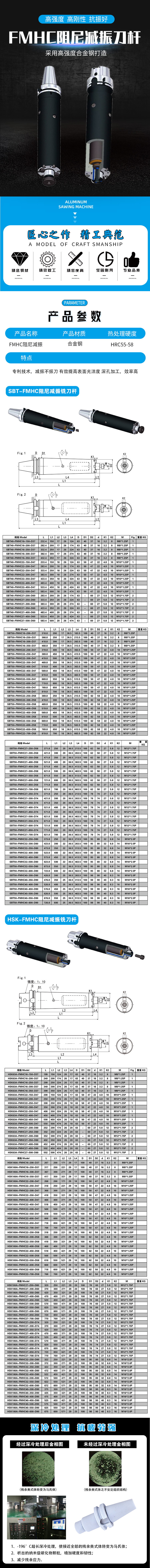 FMHC阻尼減振刀柄 FMHC阻尼減振刀柄